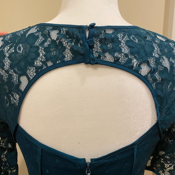 BCBGMaxAzria Julya Cocktail Lace Dress Cutout - Picture 6 of 10